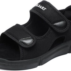 Diabetic Wide Toe Sandals Womens Adjustable Open Toe Casual Outdoor Shoes
